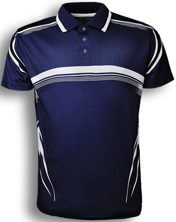 Bocini Mens Sublimated Gradated Polo-(CP1447)