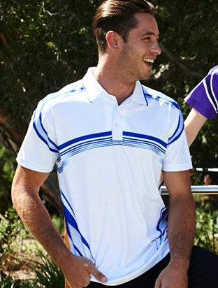 Bocini Mens Sublimated Gradated Polo-(CP1447)