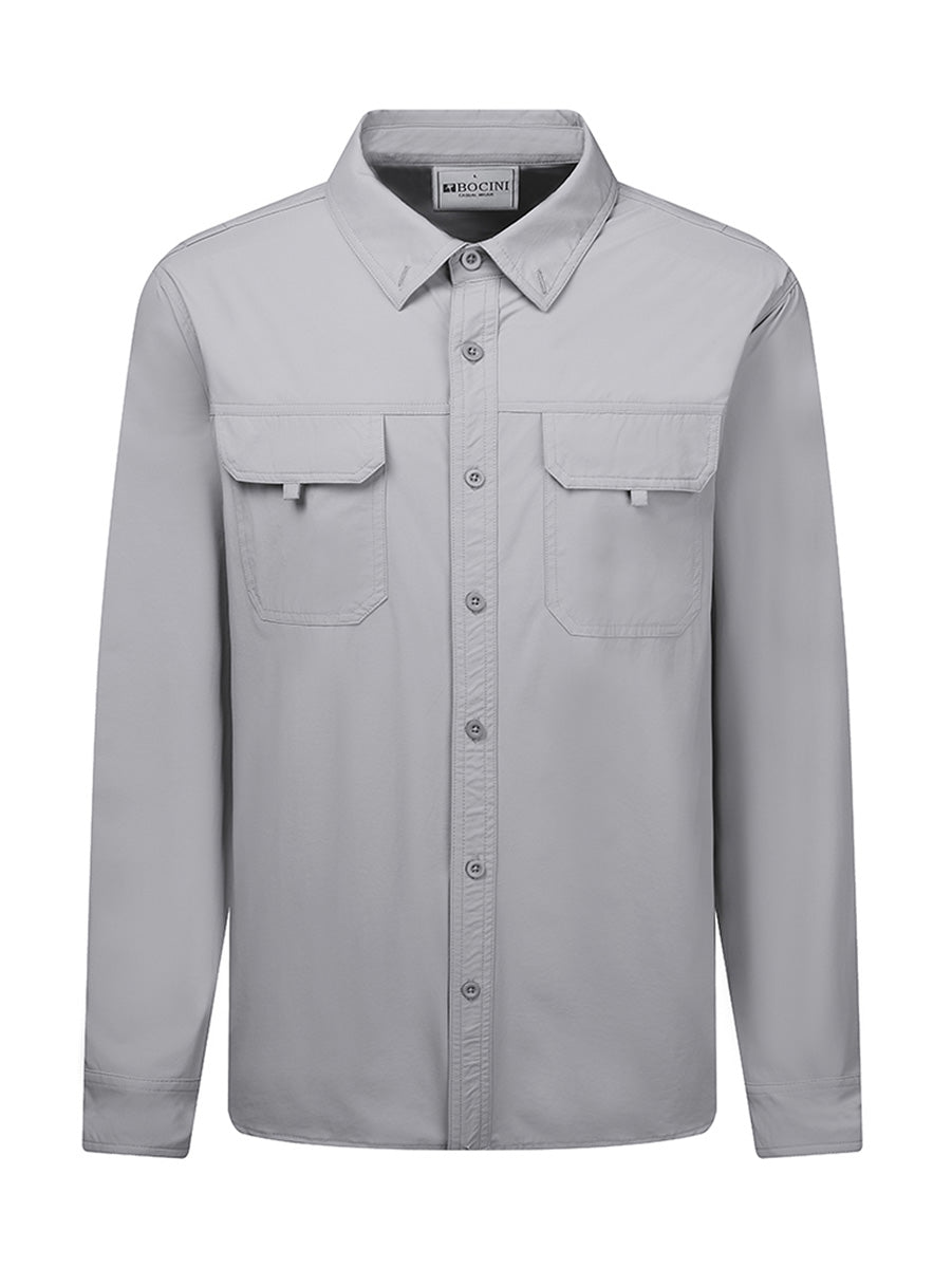 Bocini  Long Sleeve Outdoor Shirt-(CS2417)