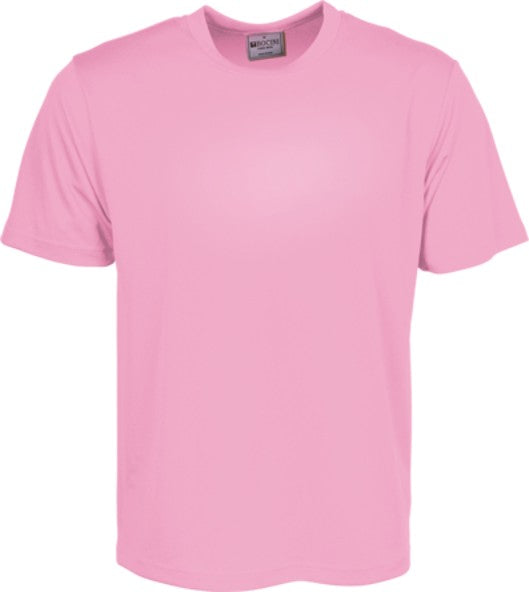 Bocini Adults Plain Breezeway Micromesh Tee Shirt 2nd Colour -(CT1207)