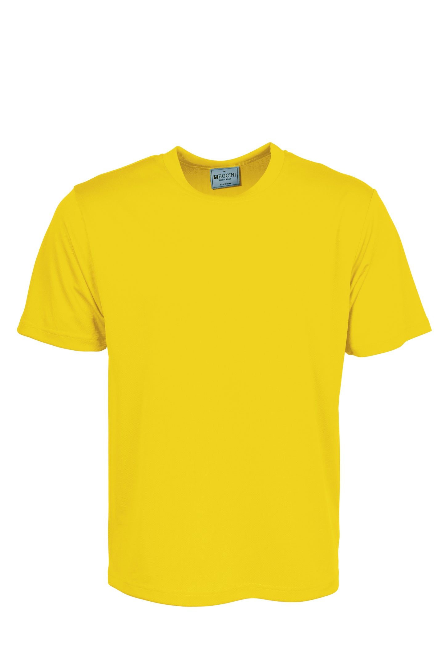 Bocini Adults Plain Breezeway Micromesh Tee Shirt-(CT1207)