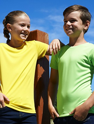 Bocini Kids Brushed Tee Shirt-(CT1424)