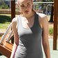 Bocini Ladies Action Back Singlet-(CT1491)