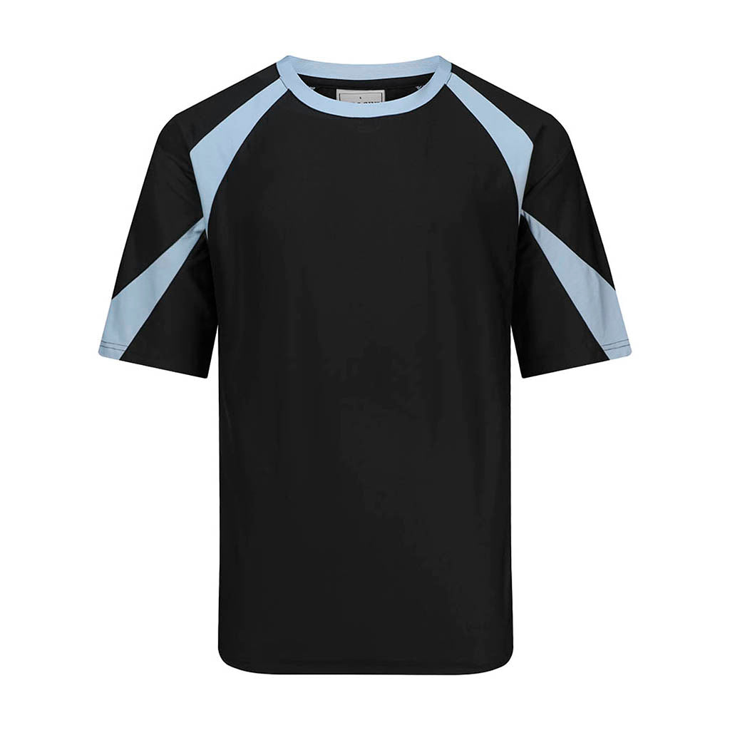 Bocini Three Tone Contrast Sports Tee-(CT2415)