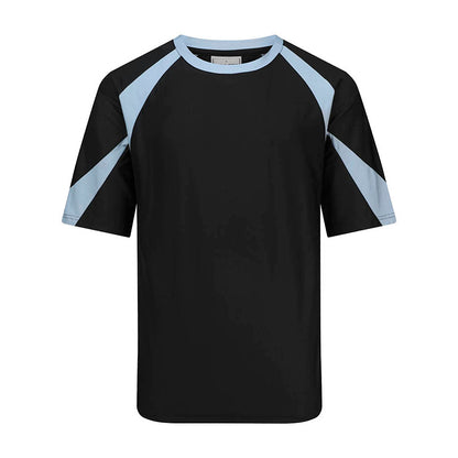 Bocini Three Tone Contrast Sports Tee-(CT2415)