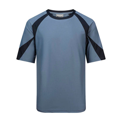 Bocini Three Tone Contrast Sports Tee-(CT2415)