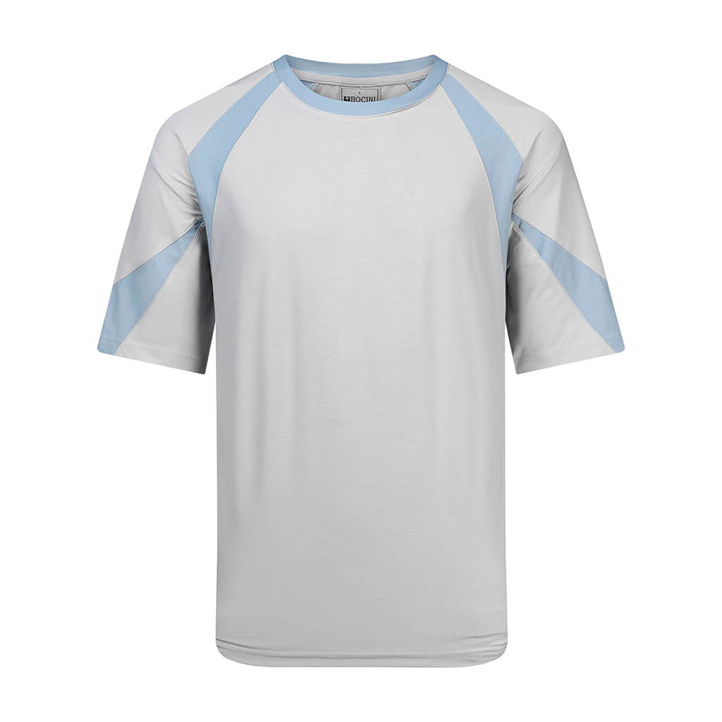 Bocini Three Tone Contrast Sports Tee-(CT2415)
