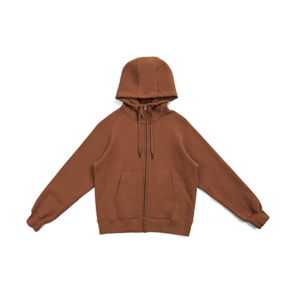Ramo Ladies/Junior' Cotton Care Kangaroo Pocket Zipper Hoodie (F370UN)