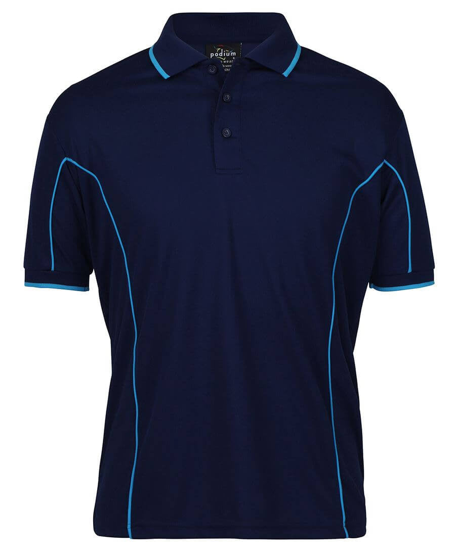 JBs Wear Adults  Short Sleeve Piping Polo  (7PIP)