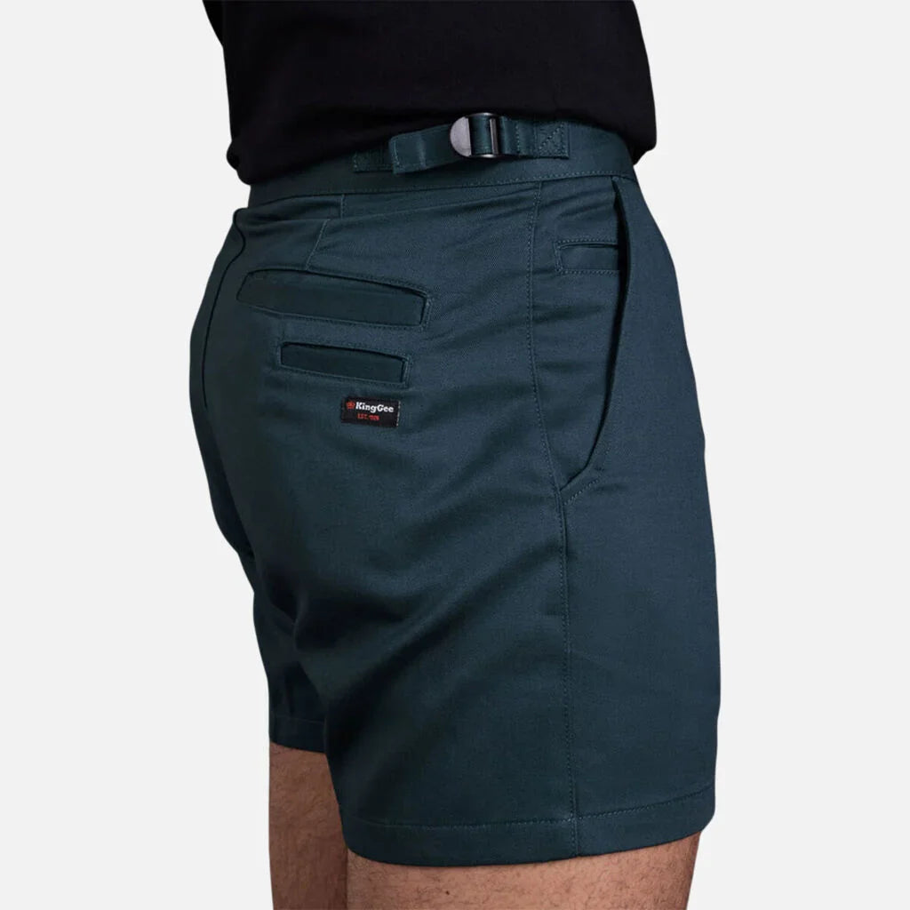 King Gee Originals Side Tab Cotton Drill Work Shorts K07010 Uniform Wholesalers