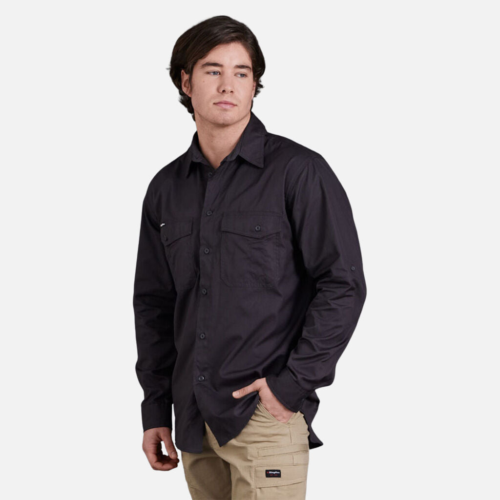 King-Gee-Workcool-Lightweight-Ripstop-Long-Sleeve-Work-Shirt
