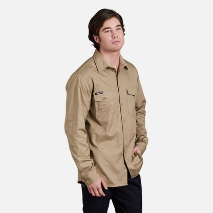 King Gee Workcool 2 Lightweight Ripstop Long Sleeve Work Shirt (K14820)