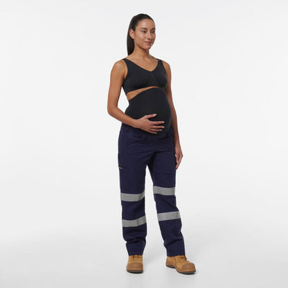 King Gee Womens Workcool Maternity Reflective Bio Motion Pant (K43007)