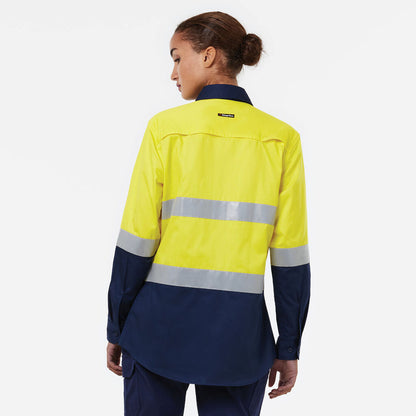 King Gee Originals Women's Vented Drill Shirt Taped (K44221)