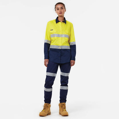 King Gee Originals Women's Vented Drill Shirt Taped (K44221)