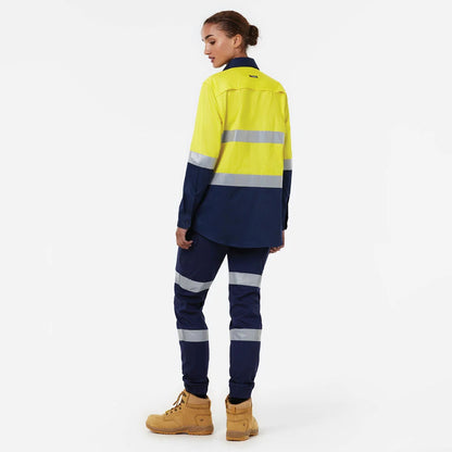 King Gee Originals Women's Vented Drill Shirt Taped (K44221)