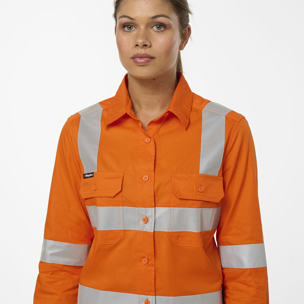King Gee Women's Originals Vented Vic Rail Shirt (K44245)