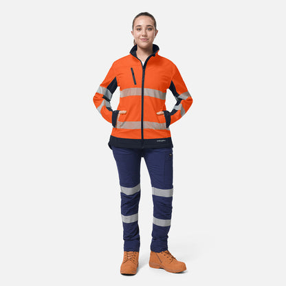 King Gee Women's Originals Softshell Segmented Tape Jacket (K45000)