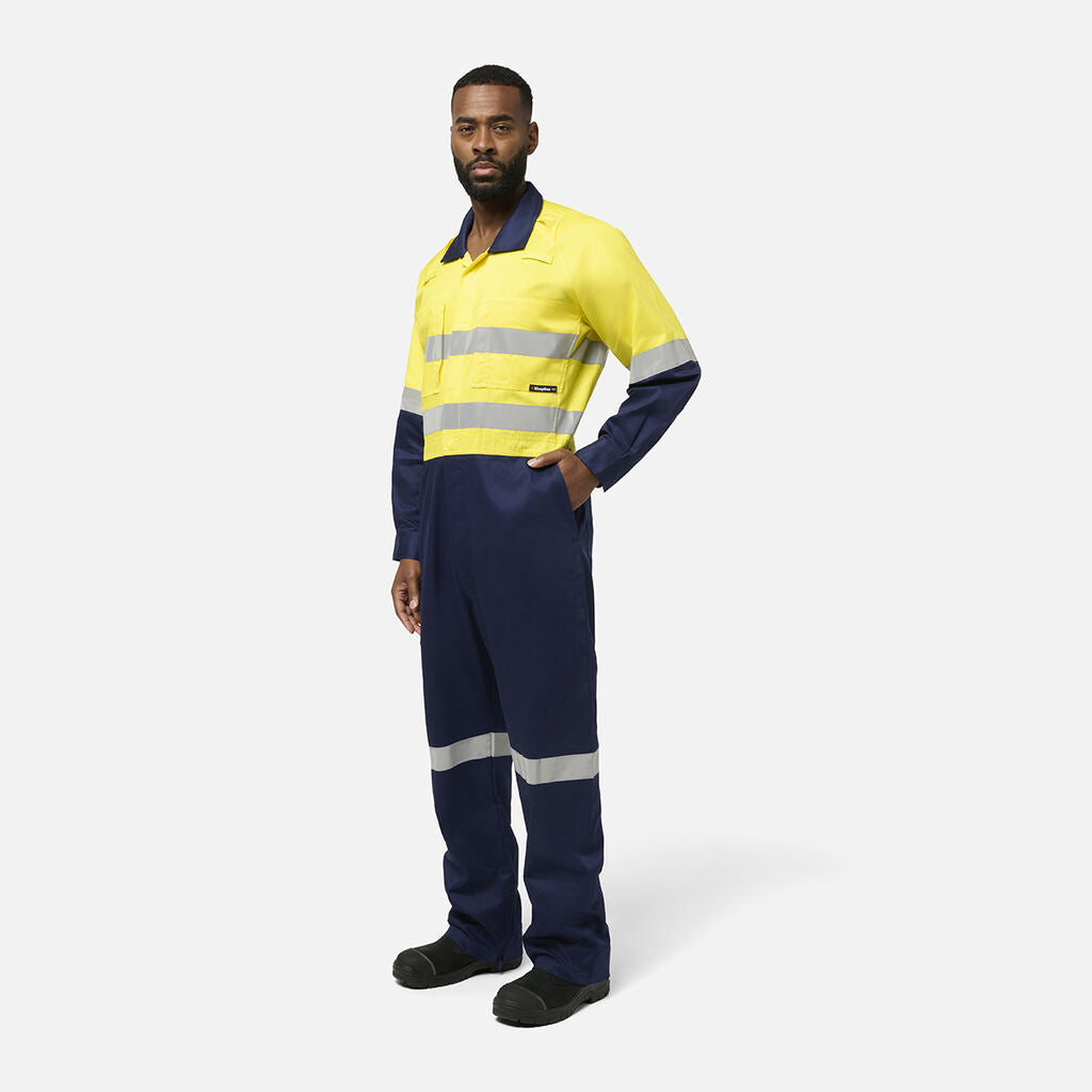 King Gee Originals Vented Spliced Hi-Vis Overall (K51006)