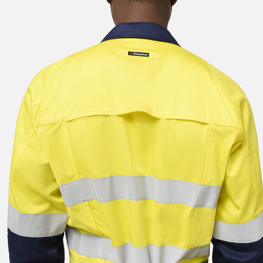 King Gee Originals Vented Spliced Hi-Vis Overall (K51006)
