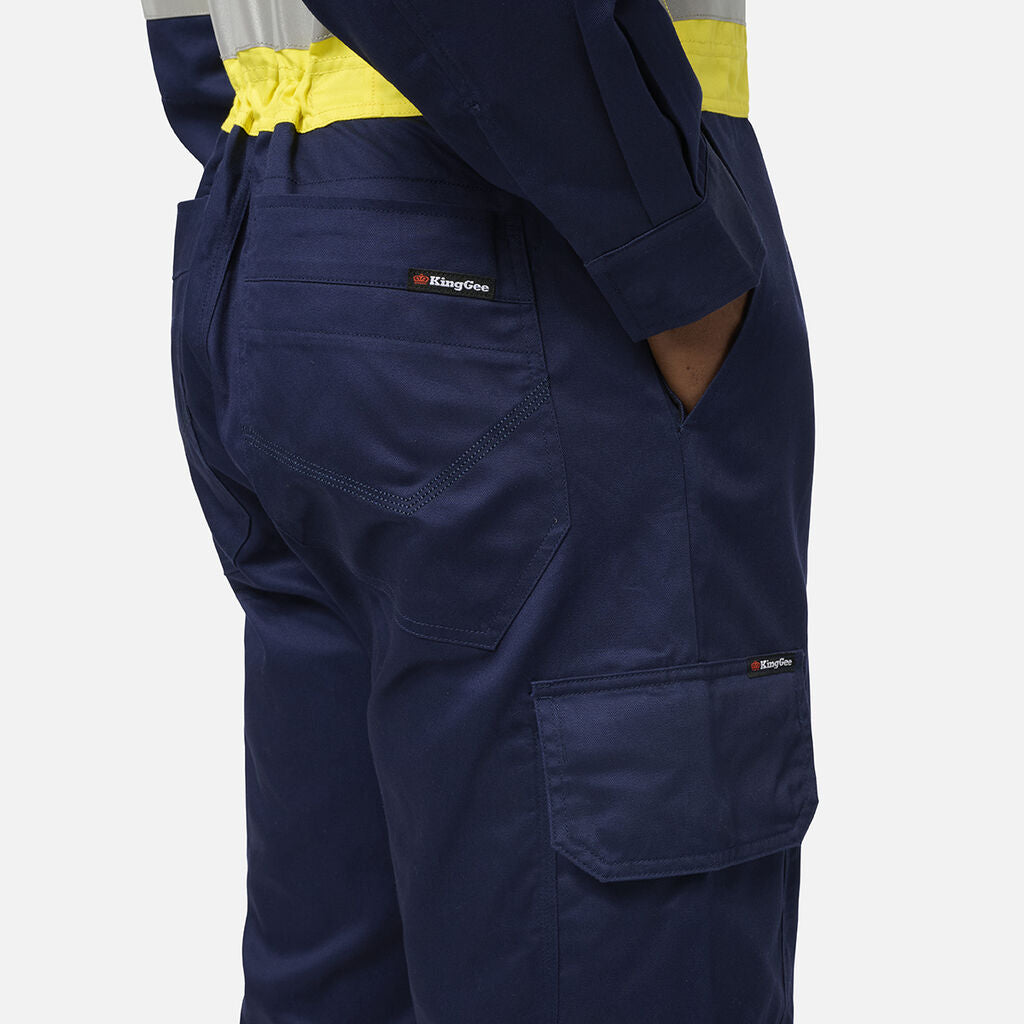 King Gee Originals Vented Spliced Hi-Vis Overall (K51006)