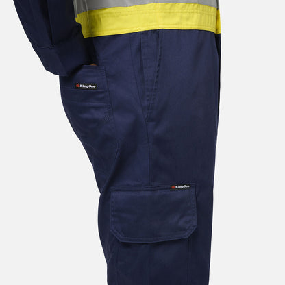 King Gee Originals Vented Spliced Hi-Vis Overall (K51006)