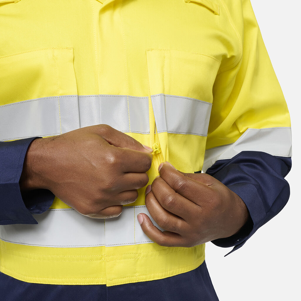 King Gee Originals Vented Spliced Hi-Vis Overall (K51006)