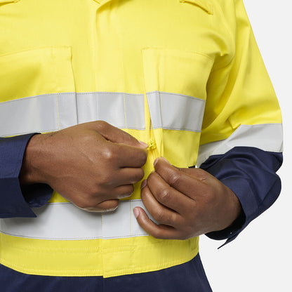 King Gee Originals Vented Spliced Hi-Vis Overall (K51006)