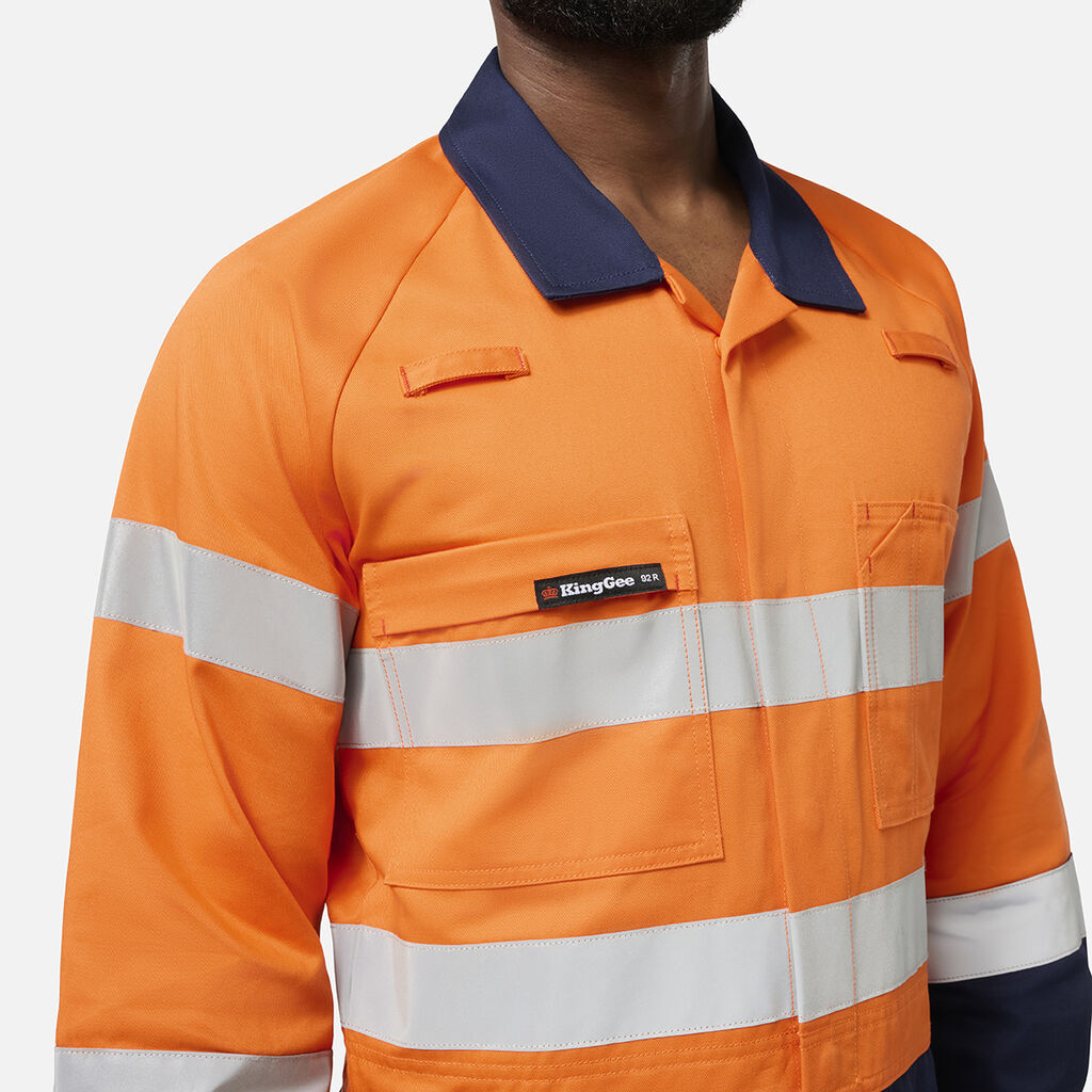King Gee Originals Spliced Hi Vis Overall (K51008)