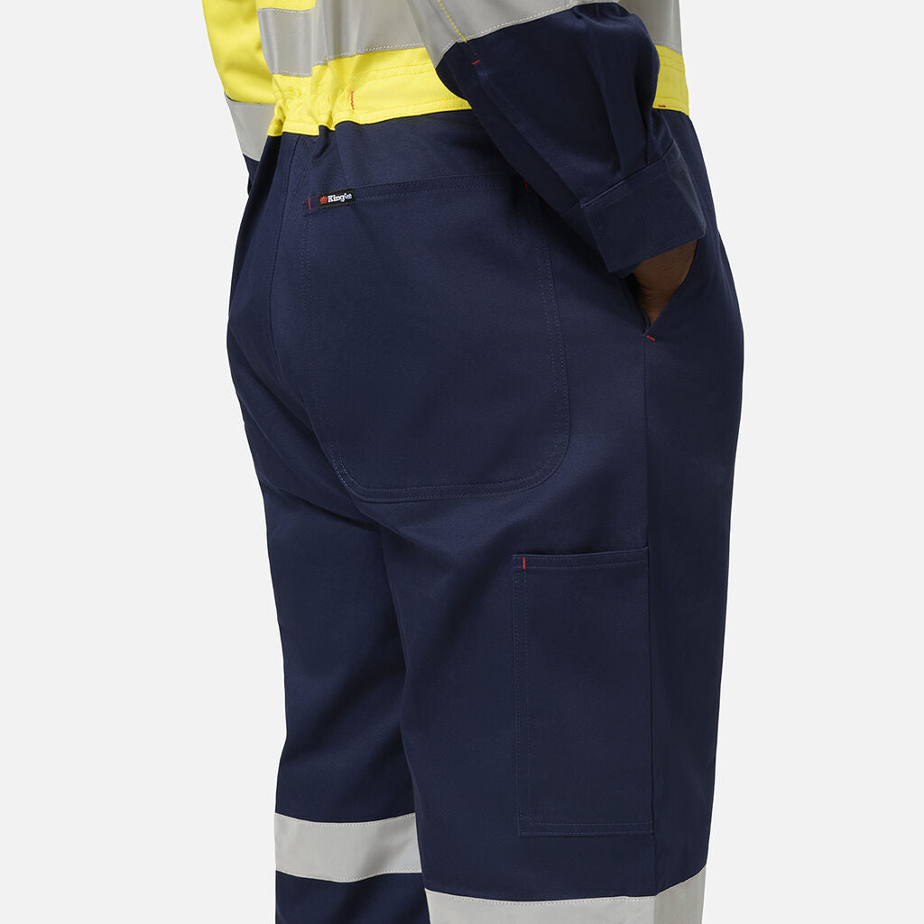 King Gee Originals Spliced Hi Vis Overall (K51008)