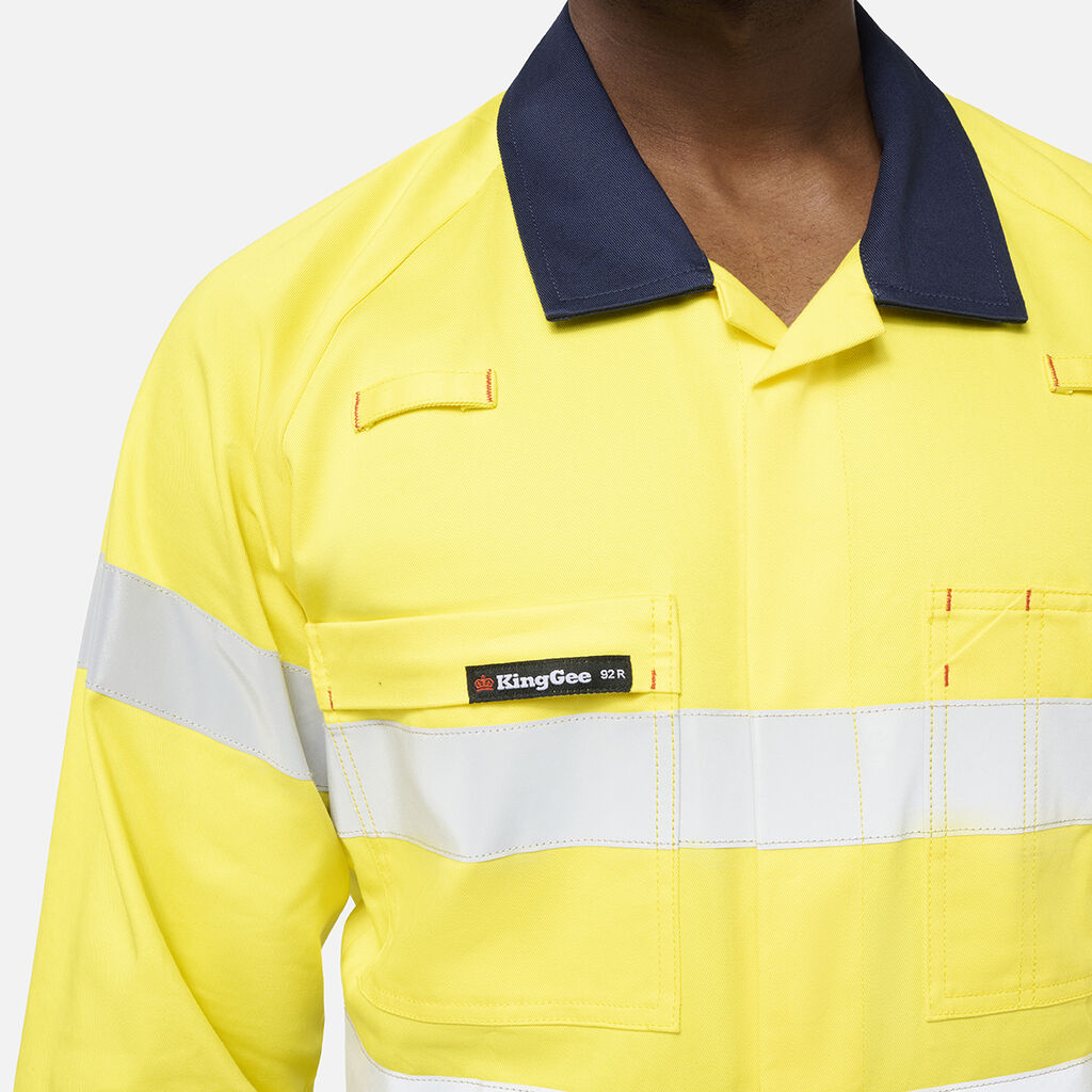 King Gee Originals Spliced Hi Vis Overall (K51008)