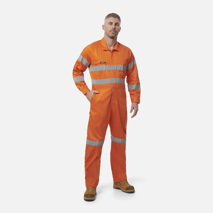 King Gee Originals Hi-Vis Lightweight Reflective Drill Work Overalls (K51305)