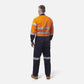 King Gee Originals Hi-Vis Reflective Two Tone Drill Work Overalls (K51525)