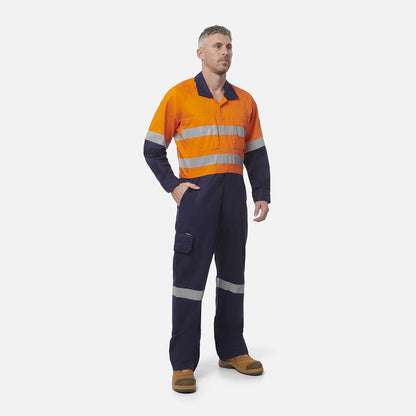 King Gee Workcool 2 Hi-Vis Reflective Two Tone Work Overalls (K51540)