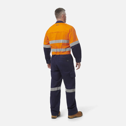King Gee Workcool 2 Hi-Vis Reflective Two Tone Work Overalls (K51540)