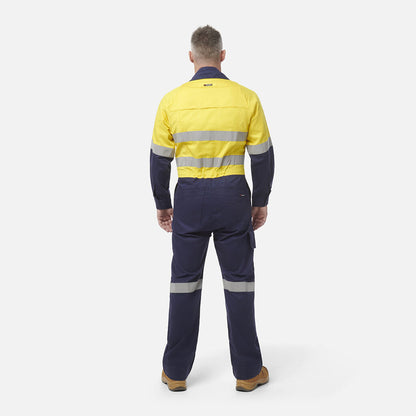 King Gee Workcool 2 Hi-Vis Reflective Two Tone Work Overalls (K51540)