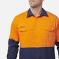 King Gee Workcool 2 Hi-Vis Two Tone Long Sleeve Drill Work Shirt (K54870)