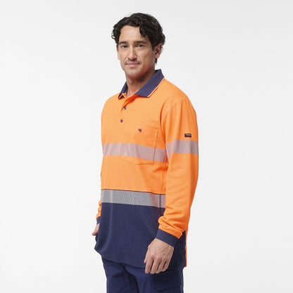 King Gee Originals Spliced Taped Cotton Back Polo (K54927)