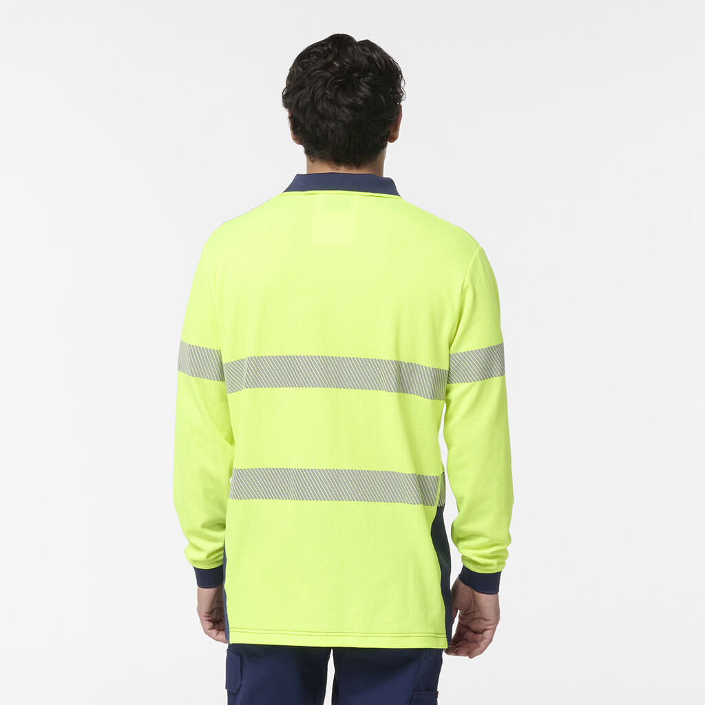 King Gee Originals Spliced Taped Cotton Back Polo (K54927)