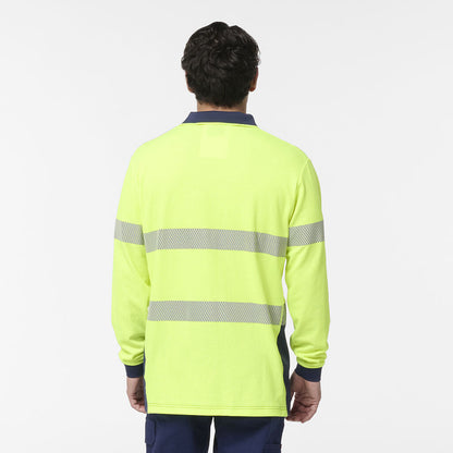 King Gee Originals Spliced Taped Cotton Back Polo (K54927)
