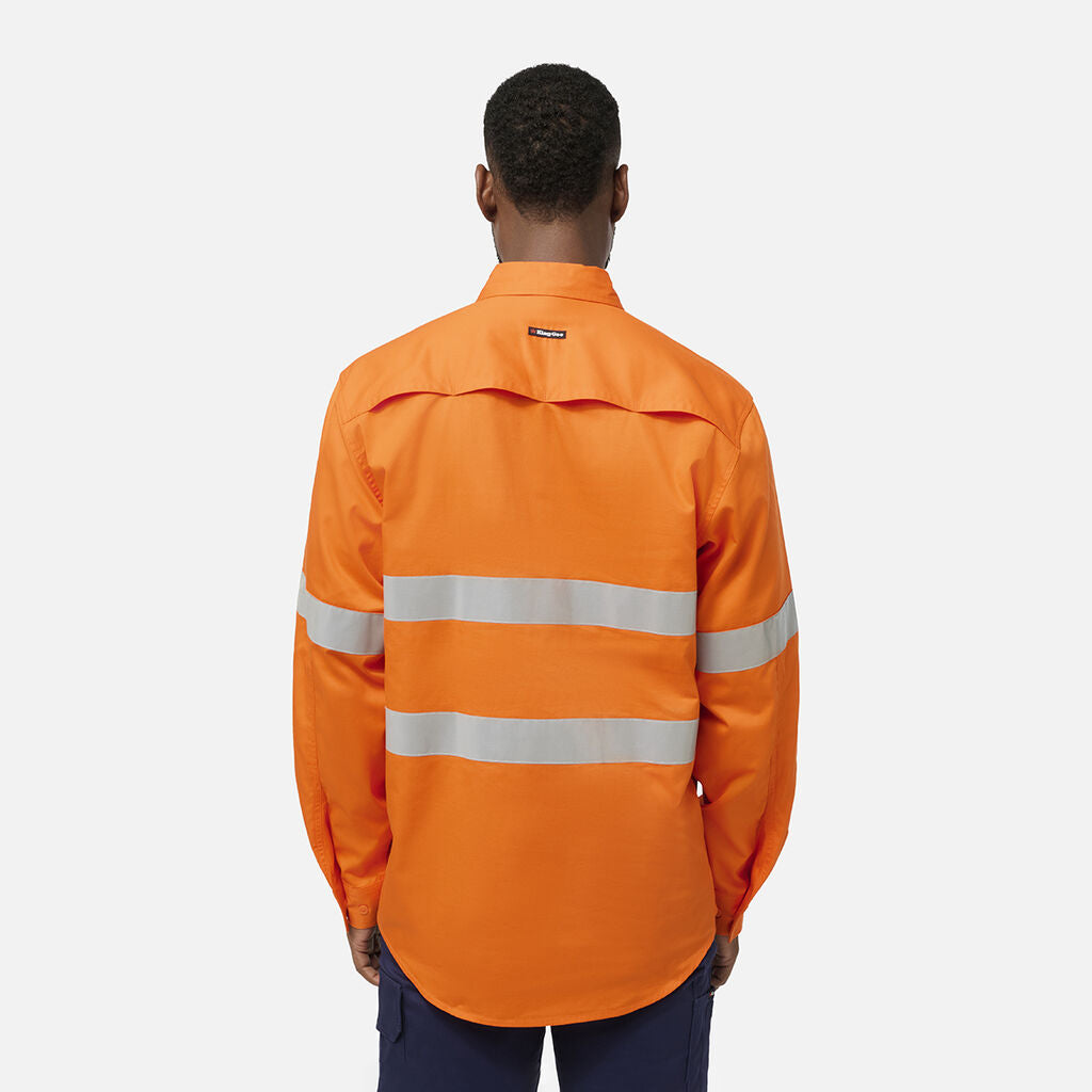King Gee Originals Hi Vis Closed Front Shirt (K54934)