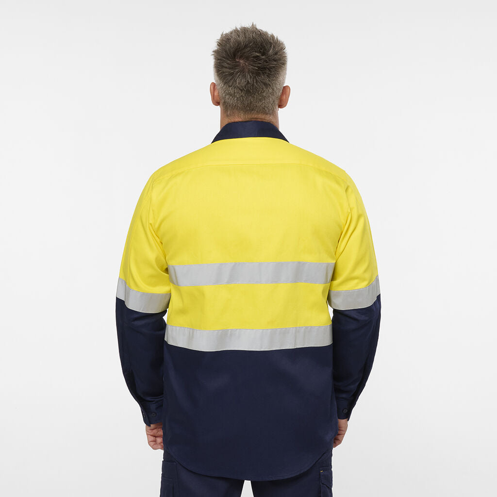 King Gee Originals Reflective Spliced Drill Shirt (K54936)