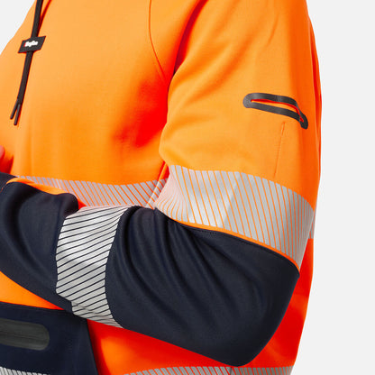 King Gee Originals Hi Vis Reflective Water Repellant Hoodie (K55013)