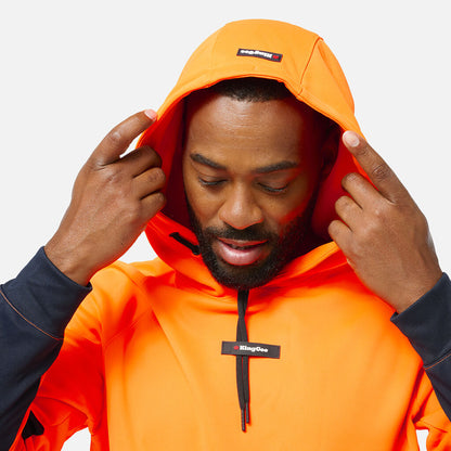 King Gee Originals Hi Vis Reflective Water Repellant Hoodie (K55013)
