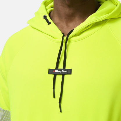 King Gee Originals Hi Vis Reflective Water Repellant Hoodie (K55013)
