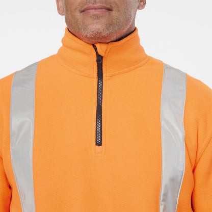 King Gee Originals Hi-Vis 1/4 Zip Pullover (K55014)