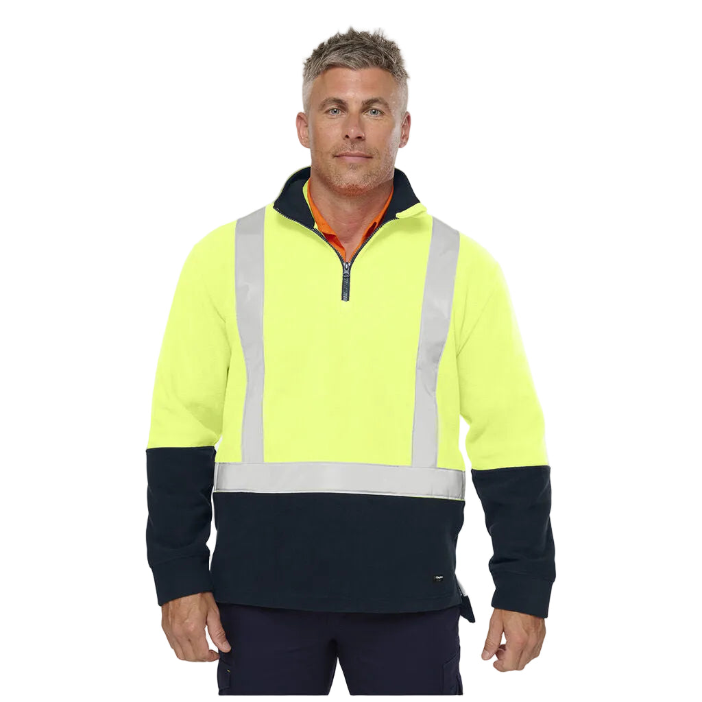 King Gee Originals Hi-Vis 1/4 Zip Pullover (K55014)