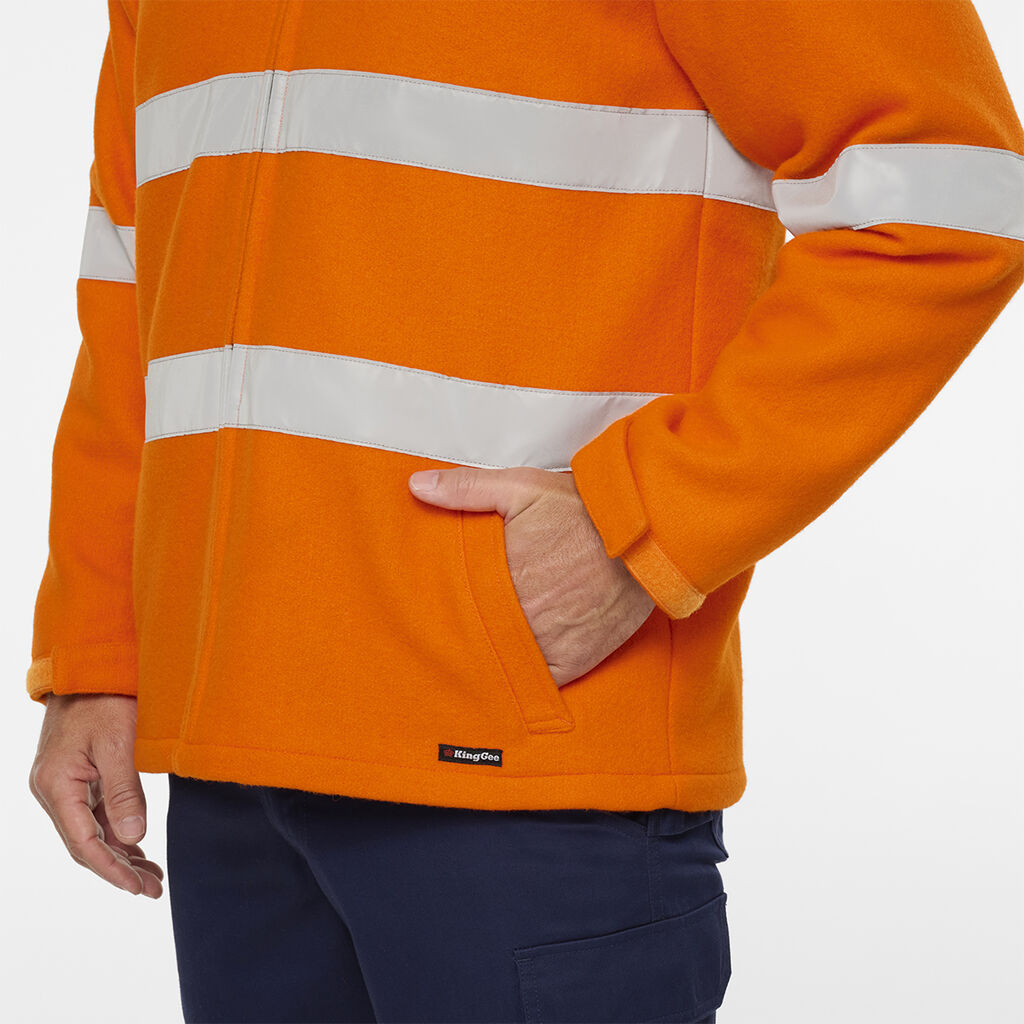 King Gee Originals Hi Vis Taped Bluey Jacket (K55027)
