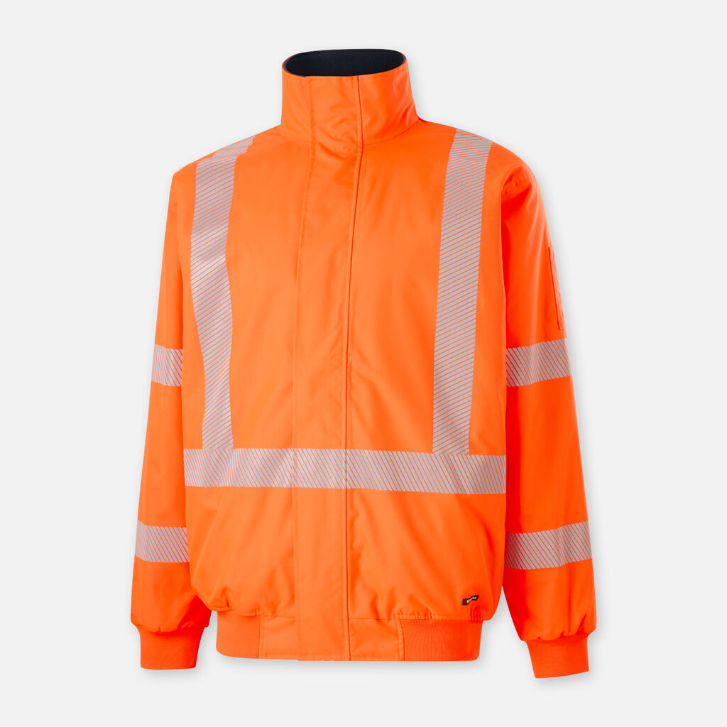 King Gee Orignals NSW Rail Hi Vis Bomber Jacket (K55045)