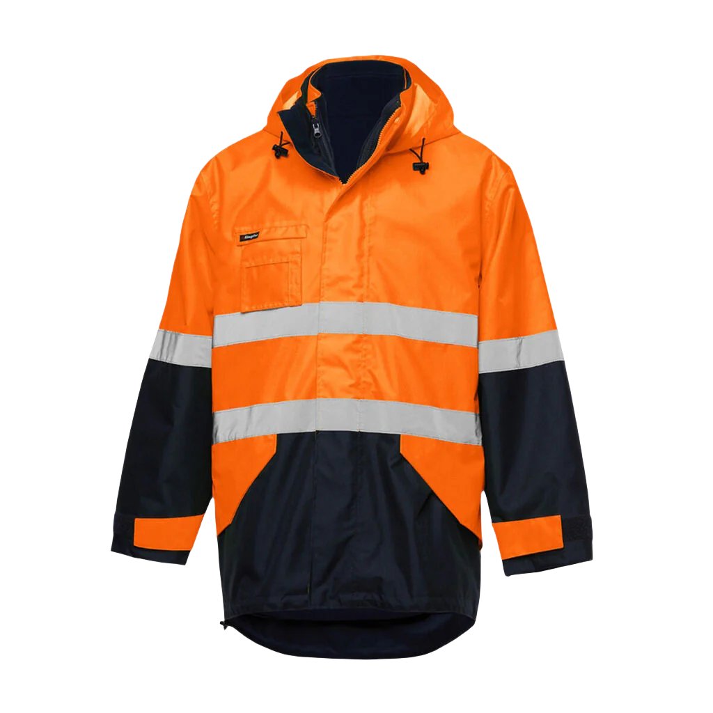 King Gee 4 in 1 Waterproof Wet Weather Jacket (K55300